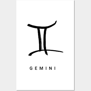 KIROVAIR ASTROLOGICAL SIGNS GEMINI #astrology #kirovair #symbol #minimalism #horoscope #twill #home #decor Posters and Art